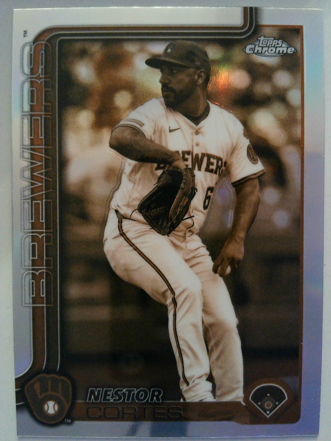 2025 Topps Chrome Baseball Sepia Refractors Nestor Cortes #22