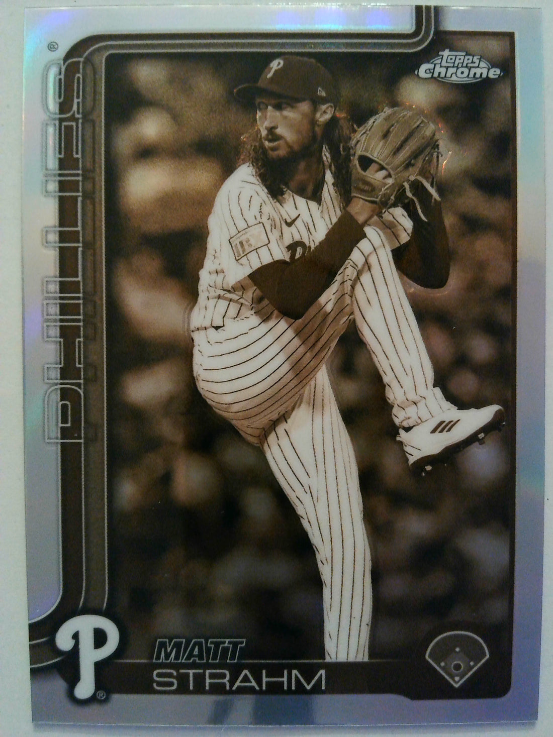 2025 Topps Chrome Baseball Sepia Refractors Matt Strahm #178