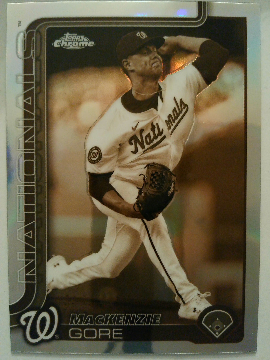 2025 Topps Chrome Baseball Sepia Refractors MacKenzie Gore #160