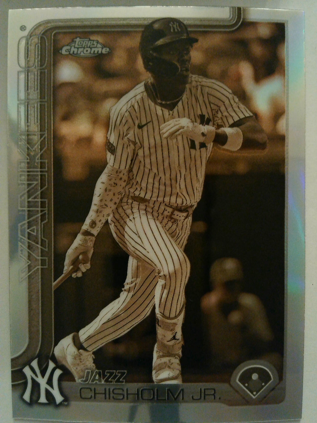 2025 Topps Chrome Baseball Sepia Refractors Jazz Chisholm Jr. #283
