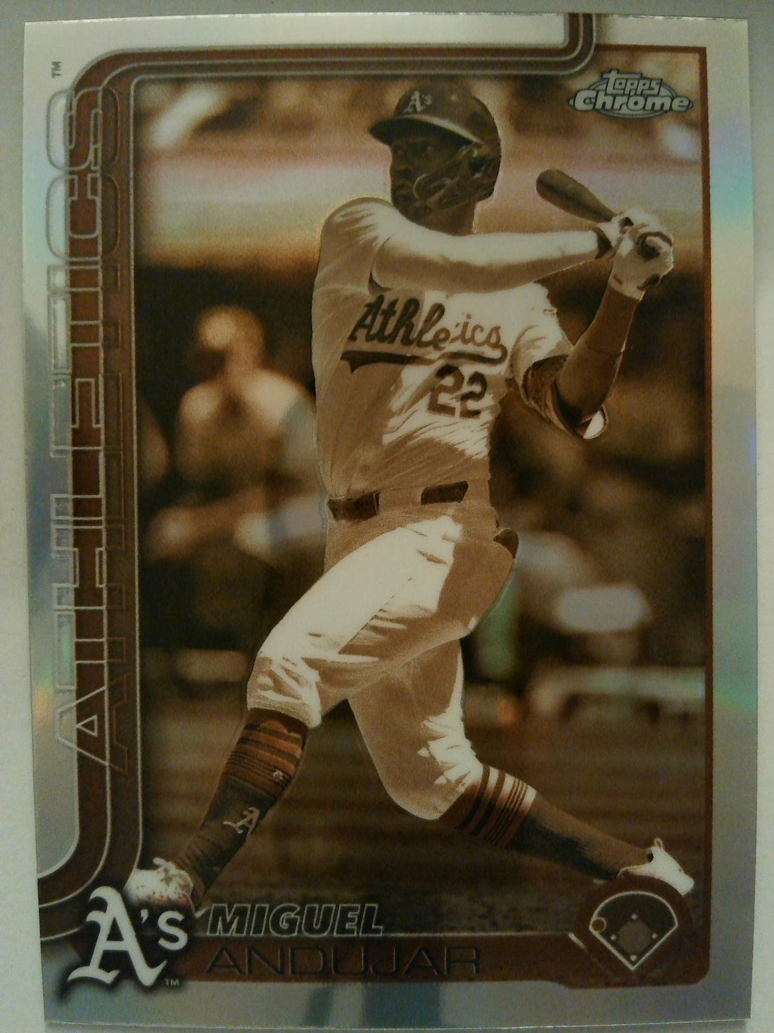 2025 Topps Chrome Baseball Sepia Refractors Miguel Andujar #45