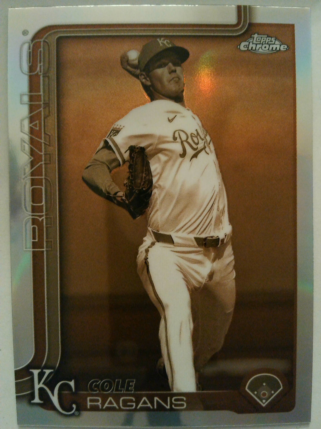 2025 Topps Chrome Baseball Sepia Refractors Cole Ragans #151