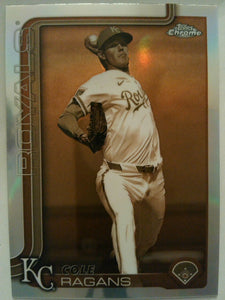 2025 Topps Chrome Baseball Sepia Refractors Cole Ragans #151