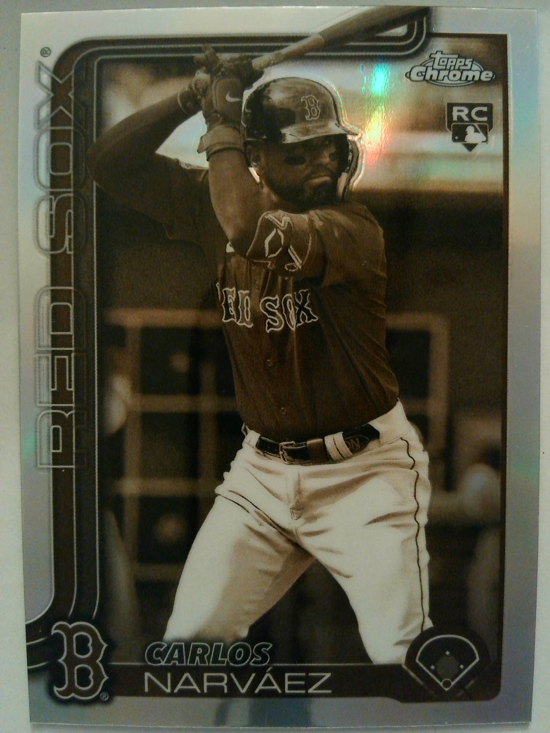 2025 Topps Chrome Baseball Sepia Refractors Carlos Narváez #194 Rookie