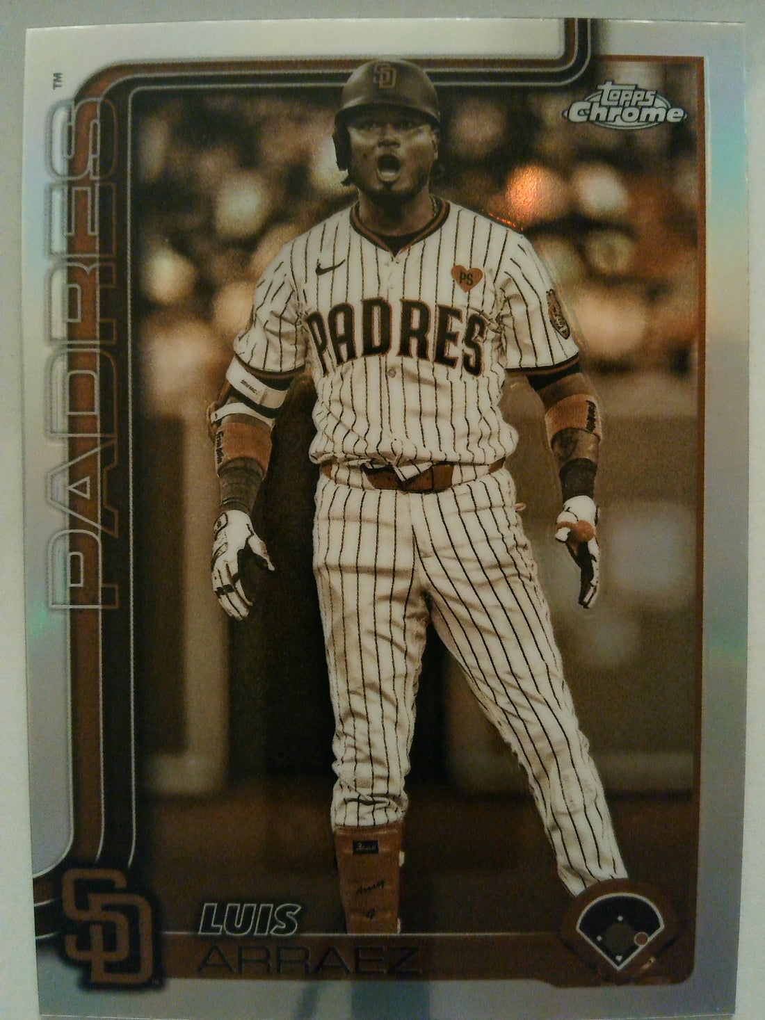 2025 Topps Chrome Baseball Sepia Refractors Luis Arraez #216