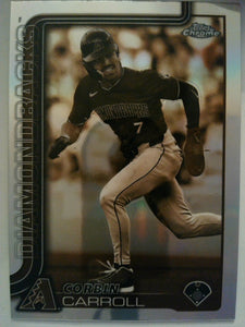 2025 Topps Chrome Baseball Sepia Refractors Corbin Carroll #268