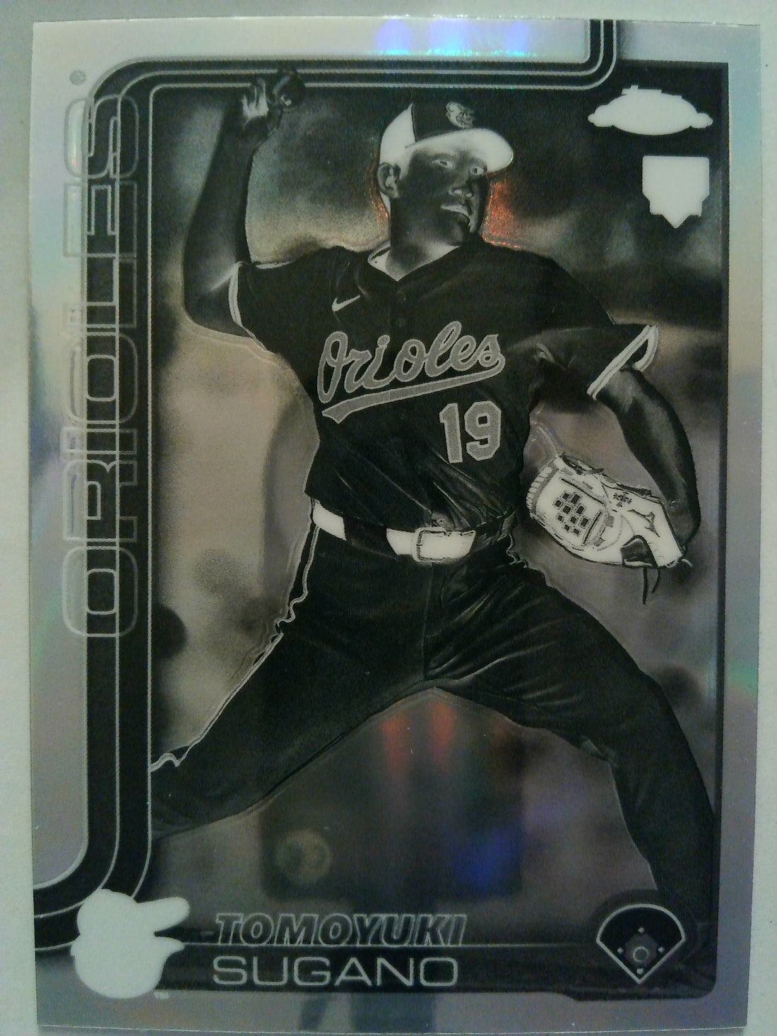2025 Topps Chrome Baseball Negative Refractors Tomoyuki Sugano #166 Rookie
