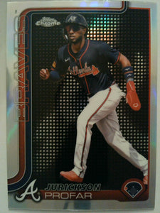 2025 Topps Chrome Baseball Lightboard Logo Base Variations Jurickson Profar #143