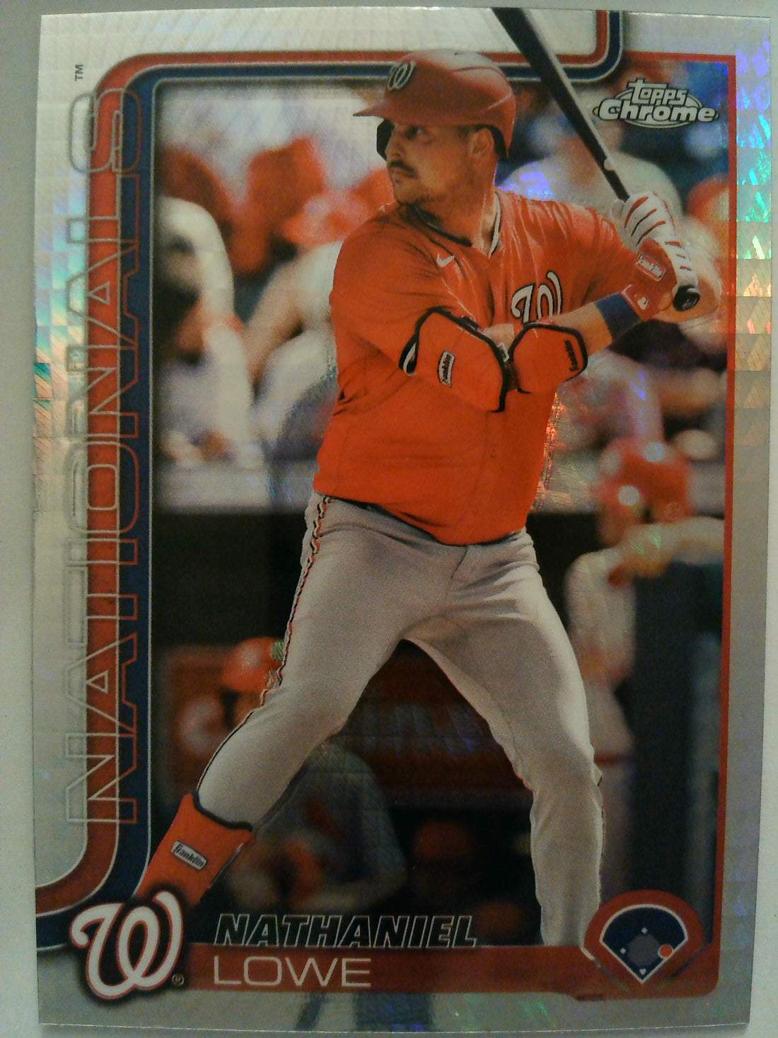 2025 Topps Chrome Baseball Prism Refractors Nathaniel Lowe #49