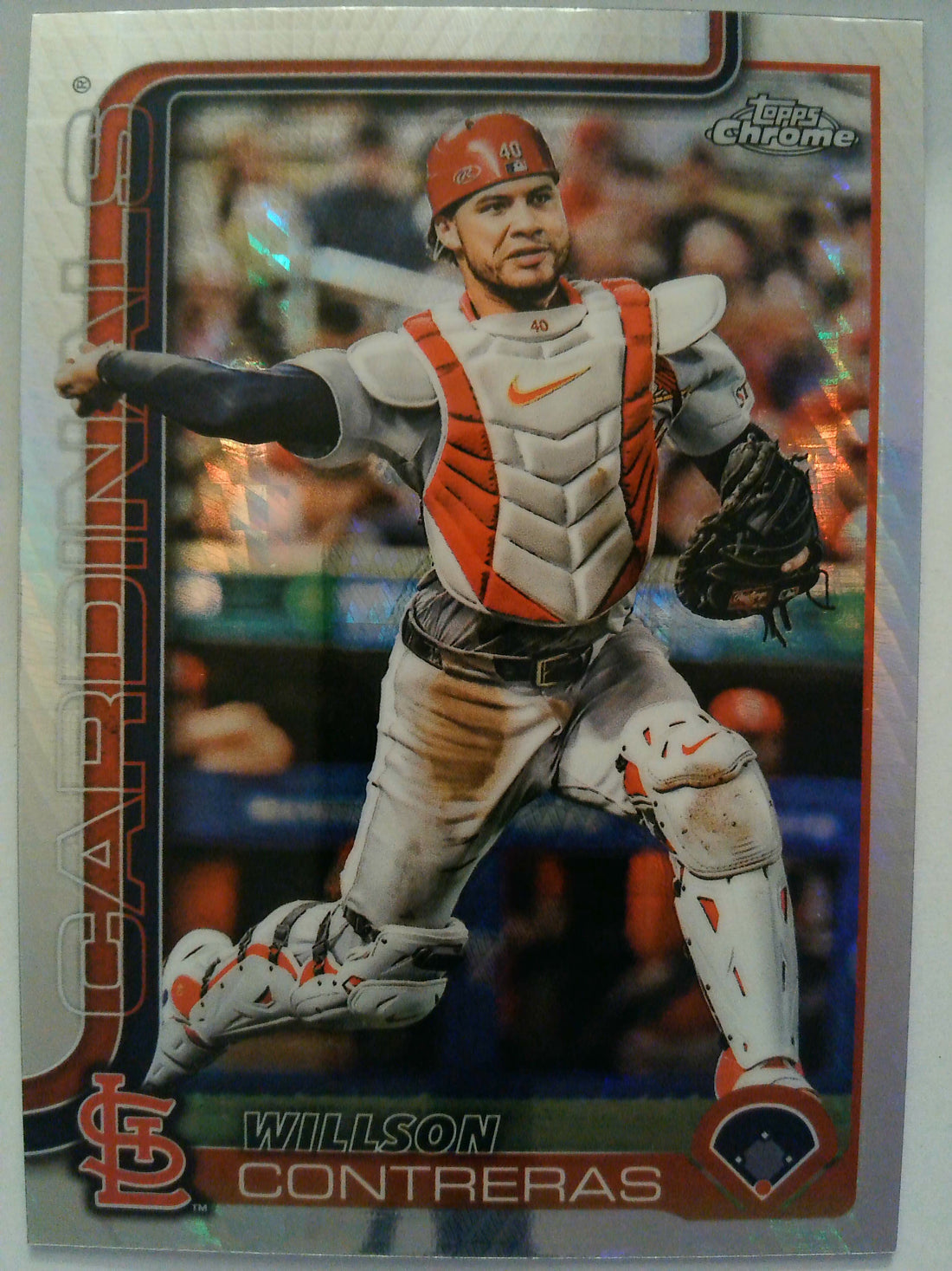 2025 Topps Chrome Baseball Prism Refractors Willson Contreras #82