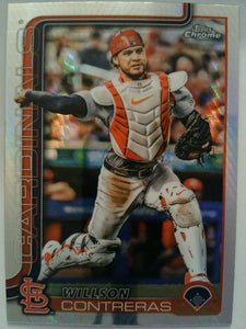 2025 Topps Chrome Baseball Prism Refractors Willson Contreras #82