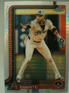 2025 Topps Chrome Baseball Prism Refractors Ketel Marte #272