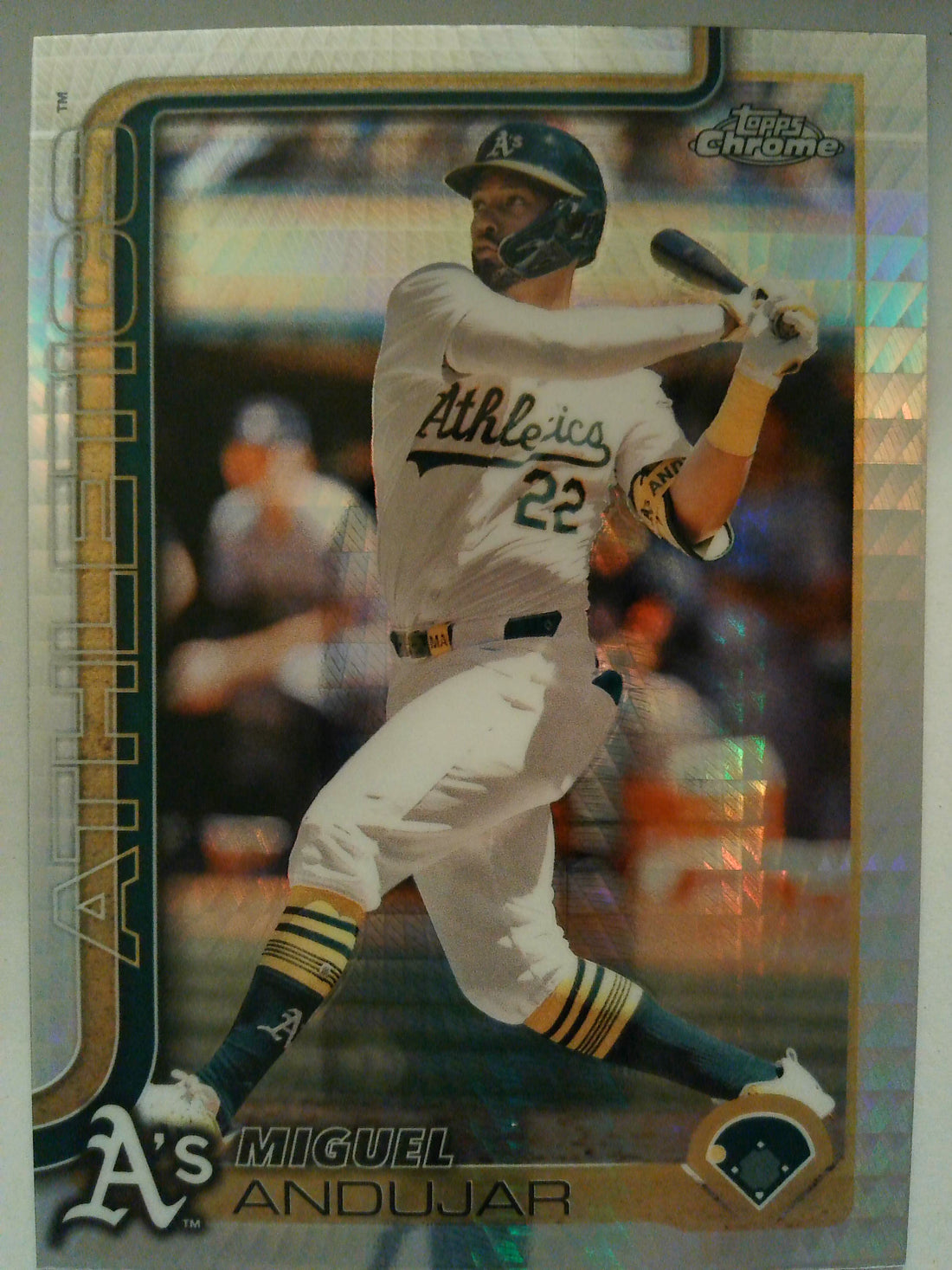2025 Topps Chrome Baseball Prism Refractors Miguel Andujar #45