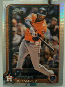 2025 Topps Chrome Baseball Prism Refractors Yordan Alvarez #267