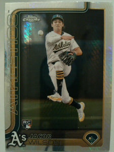 2025 Topps Chrome Baseball Prism Refractors Jacob Wilson #96 Rookie