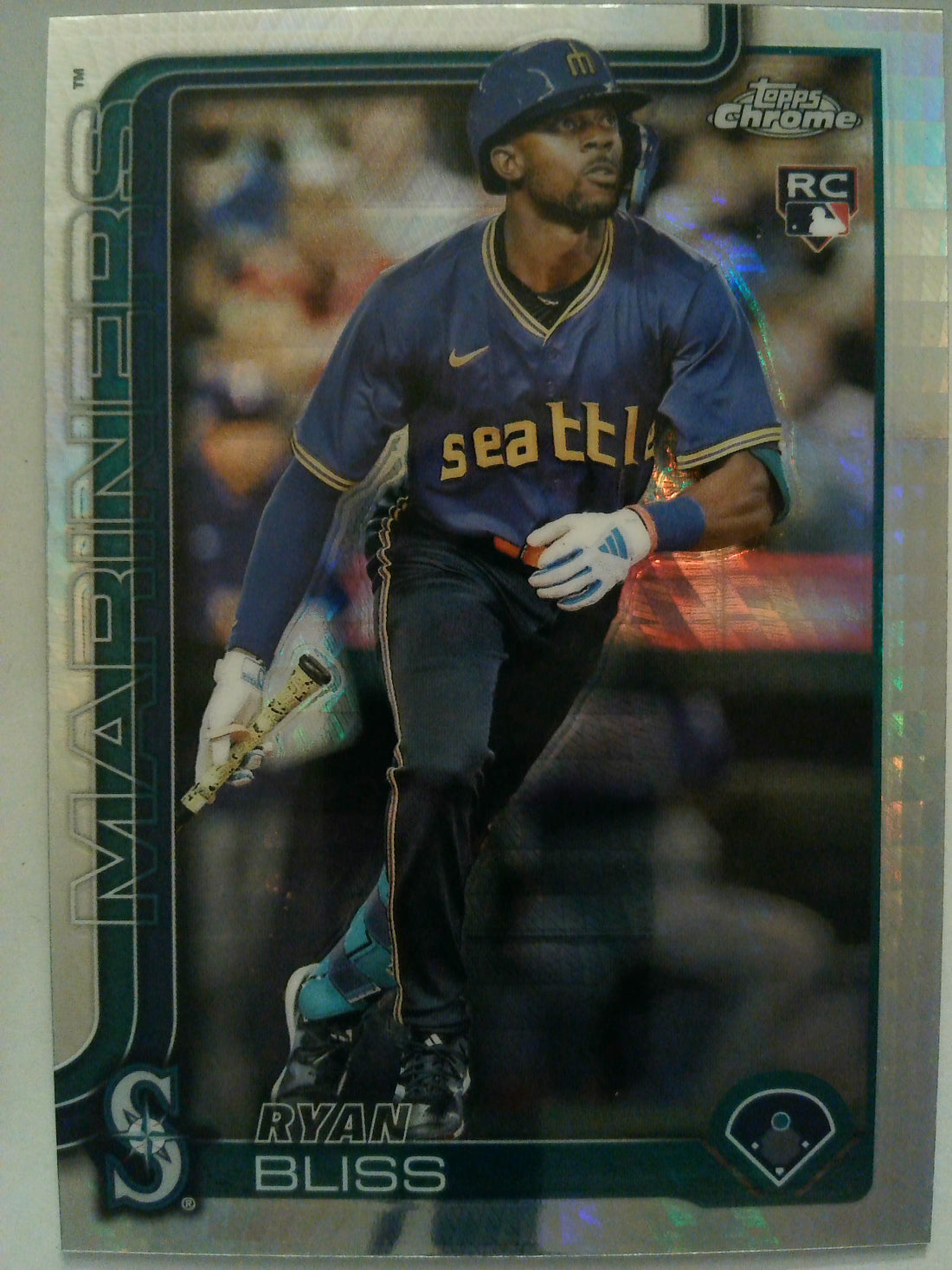 2025 Topps Chrome Baseball Prism Refractors Ryan Bliss #37 Rookie