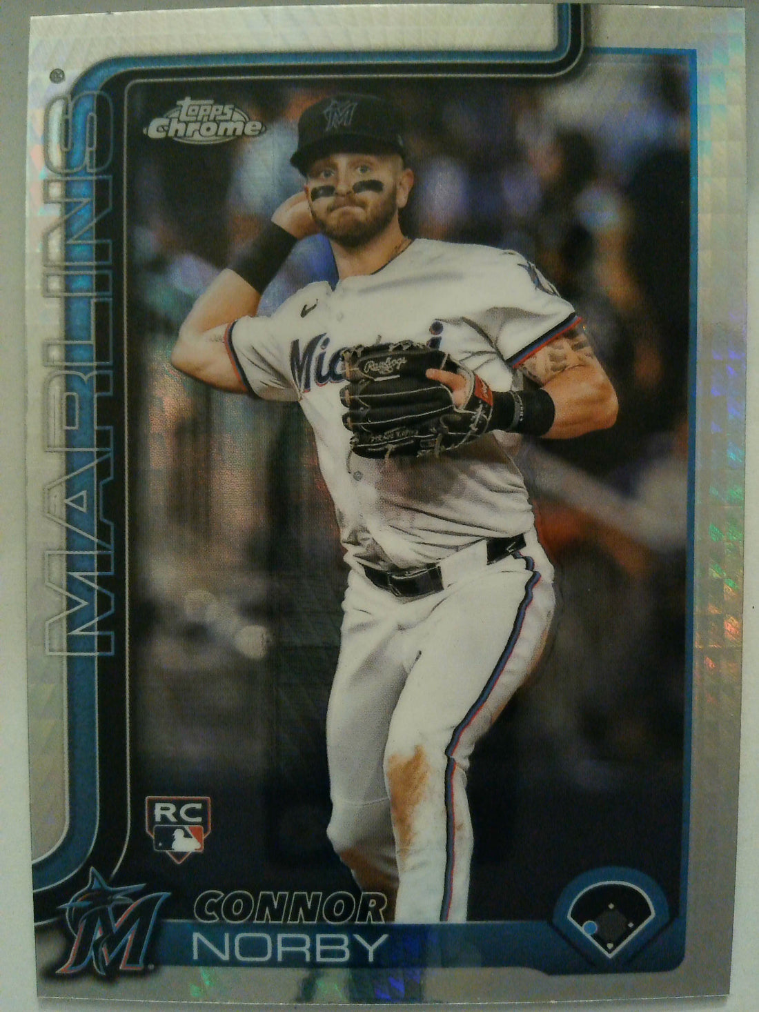 2025 Topps Chrome Baseball Prism Refractors Connor Norby #199 Rookie