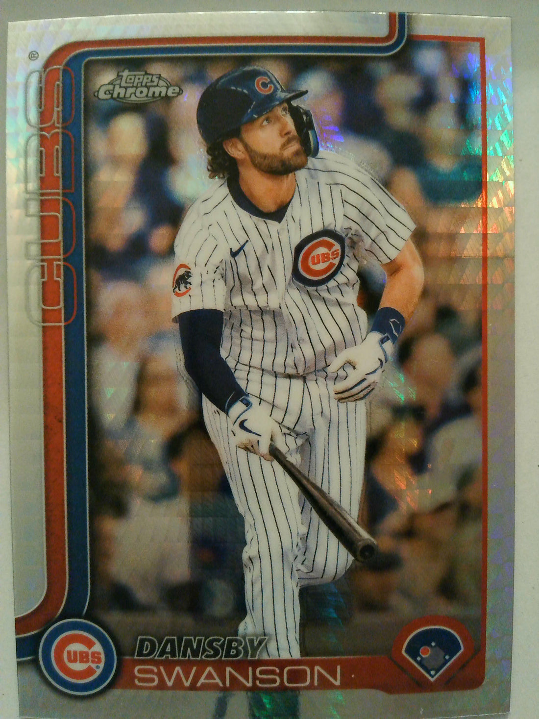 2025 Topps Chrome Baseball Prism Refractors Dansby Swanson #215