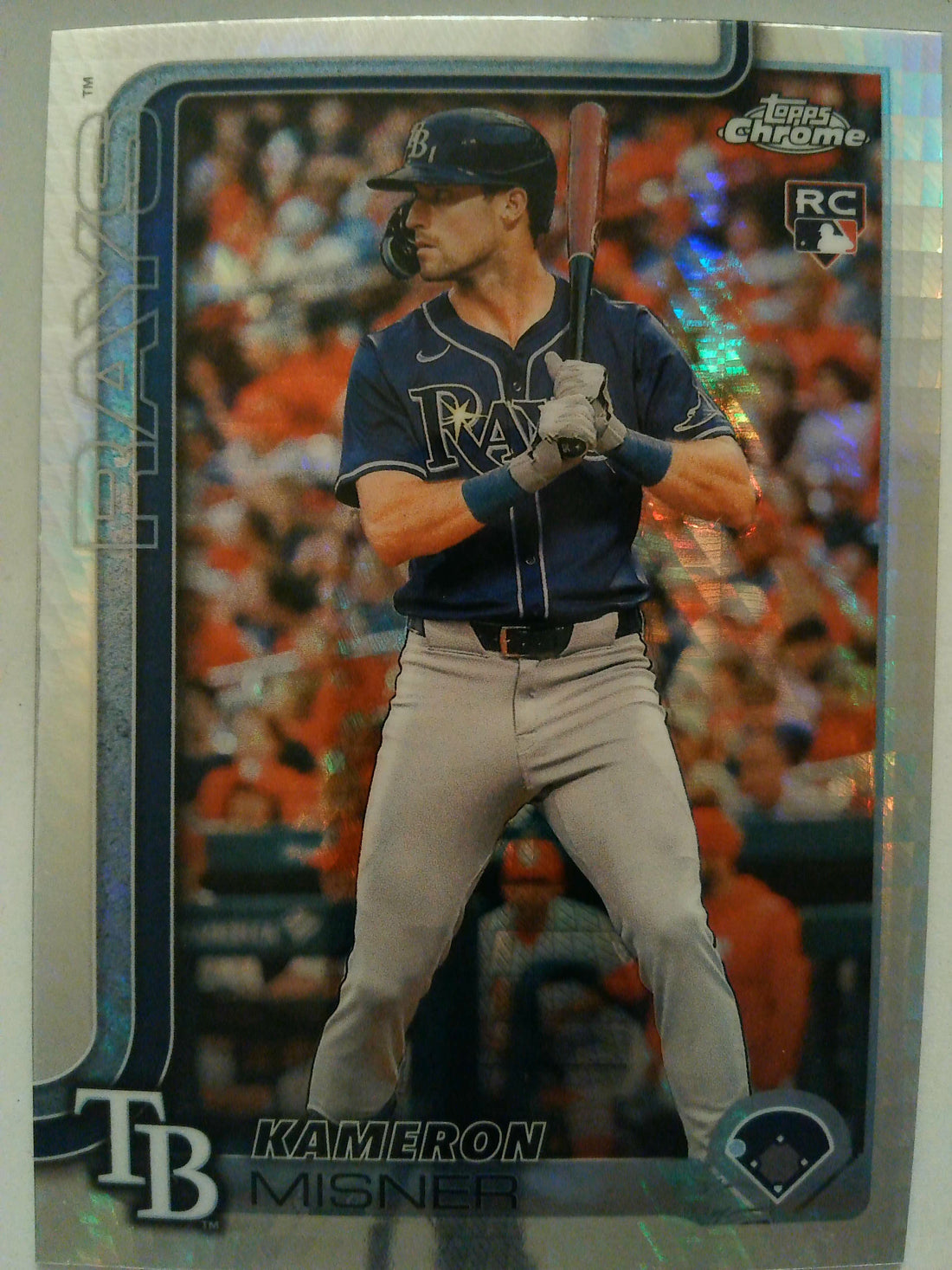 2025 Topps Chrome Baseball Prism Refractors Kameron Misner #130 Rookie