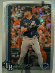 2025 Topps Chrome Baseball Prism Refractors Kameron Misner #130 Rookie