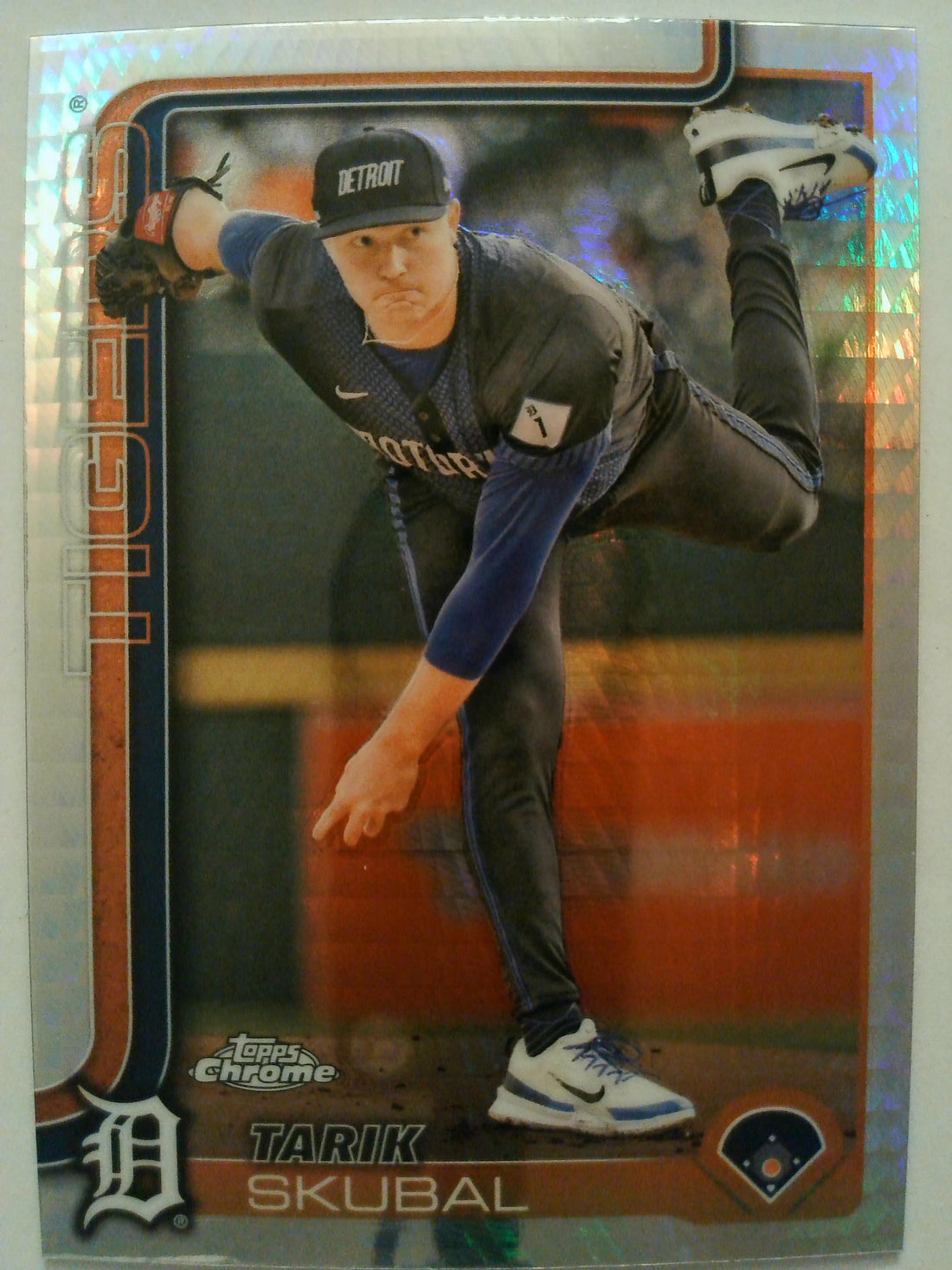 2025 Topps Chrome Baseball Prism Refractors Tarik Skubal #258