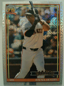 2026 Topps 1991 Topps Baseball 35th Anniversary Chrome Rafael Devers #91C-26