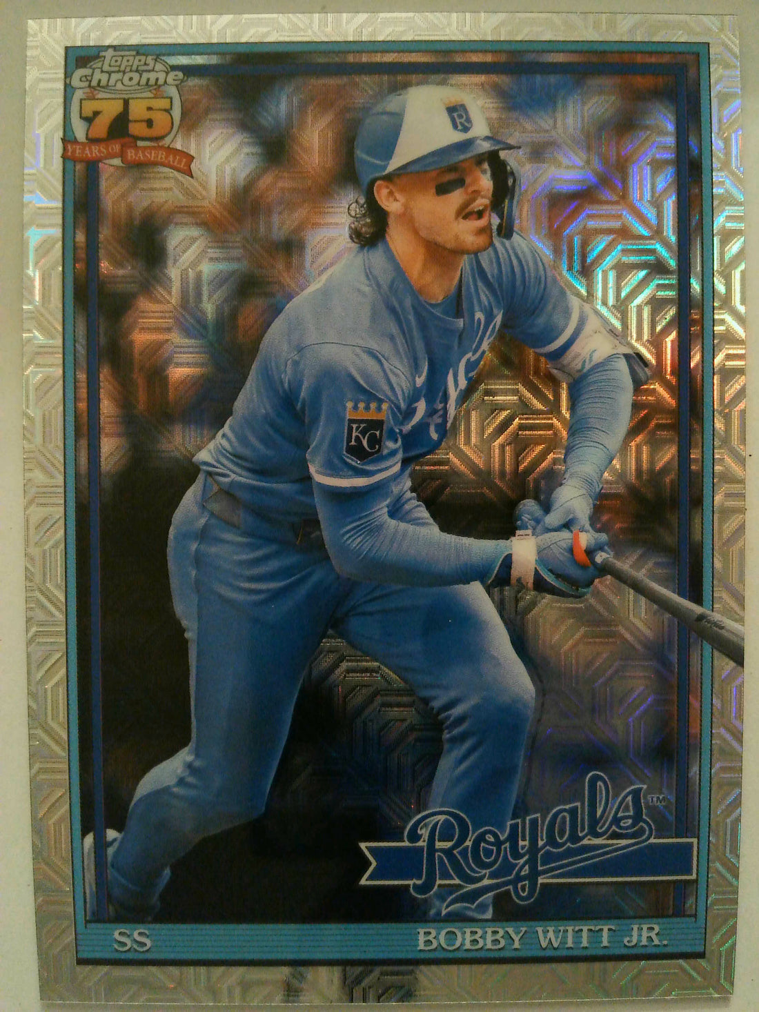 2026 Topps 1991 Topps Baseball 35th Anniversary Chrome Bobby Witt Jr. #91C-19