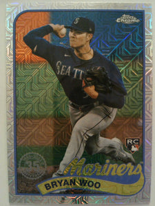 2024 Topps 1989 Topps Baseball 35th Anniversary Chrome Bryan Woo #T89C-95