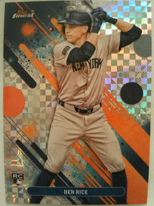 2025 Finest Baseball Checkerboard Ben Rice #48 Rookie
