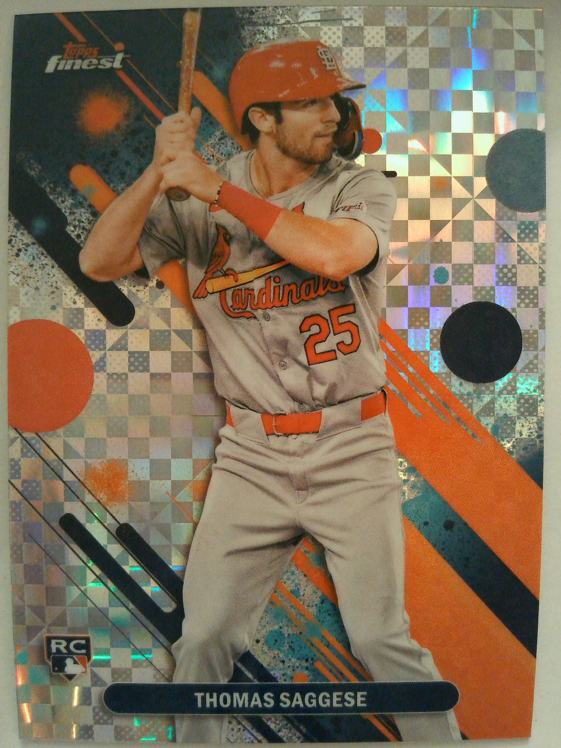2025 Finest Baseball Checkerboard Thomas Saggese #9 Rookie