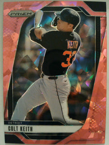 2025 Panini Prizm Baseball Pink Ice Prizms Colt Keith #289