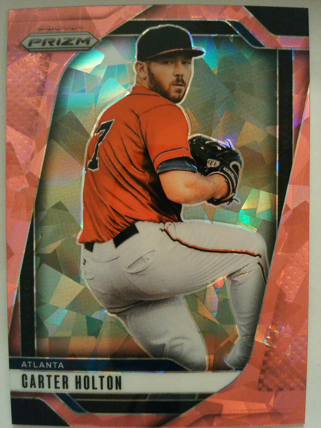 2025 Panini Prizm Baseball Pink Ice Prizms Carter Holton #286