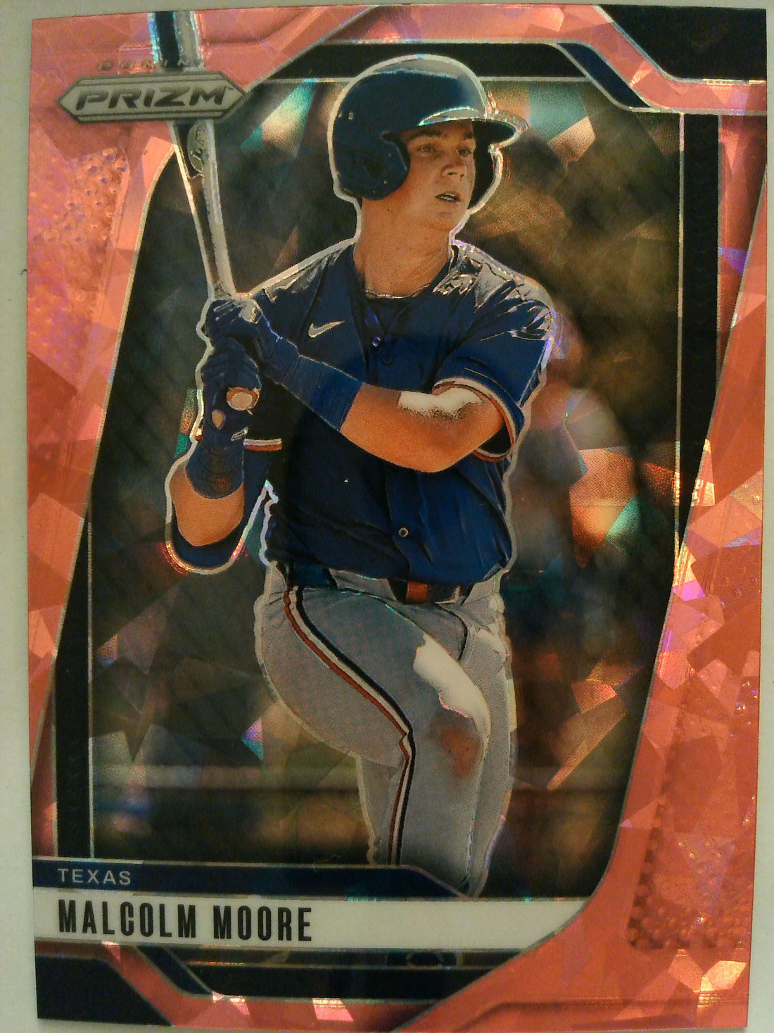 2025 Panini Prizm Baseball Pink Ice Prizms Malcolm Moore #120
