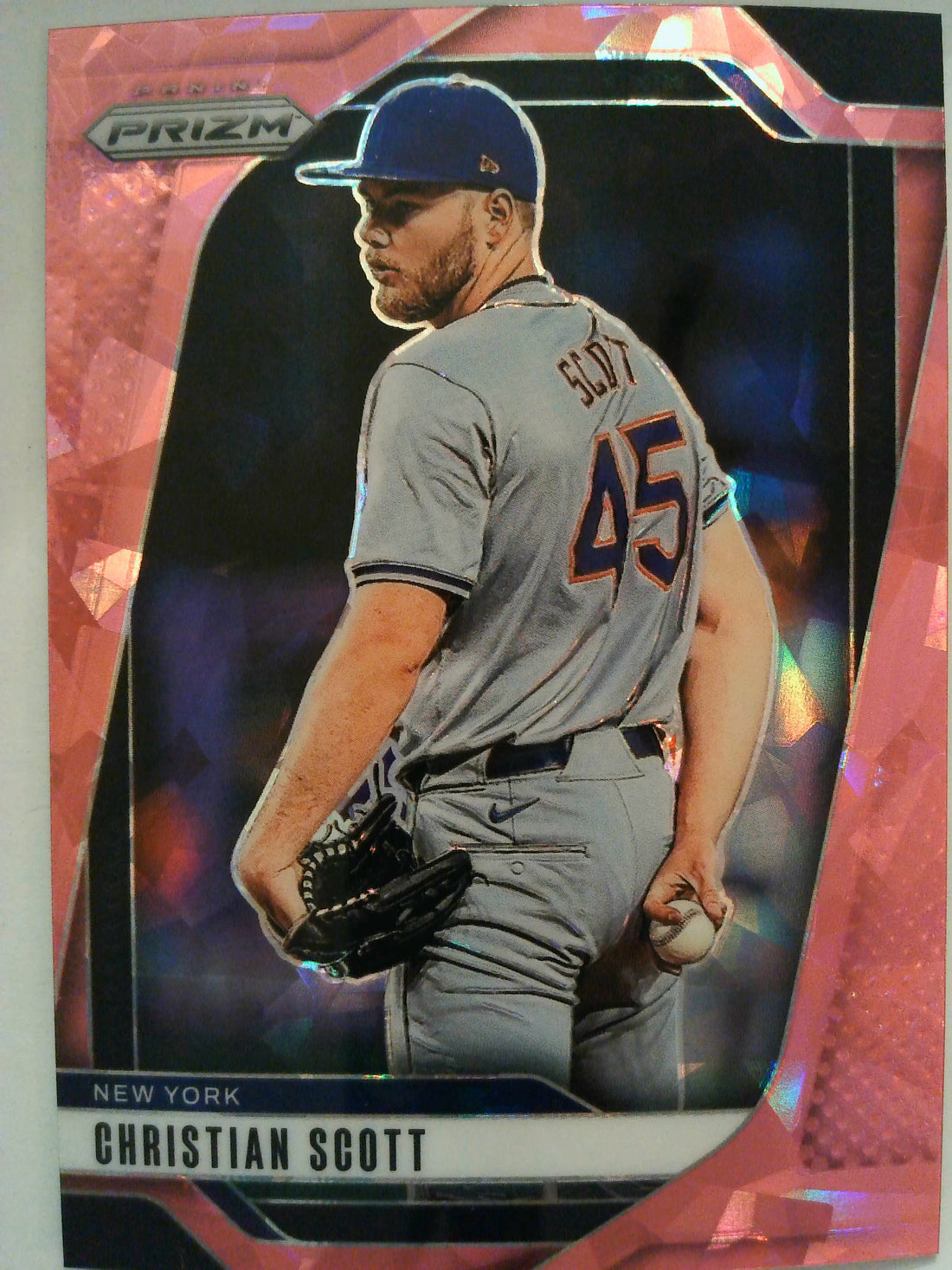 2025 Panini Prizm Baseball Pink Ice Prizms Christian Scott #92