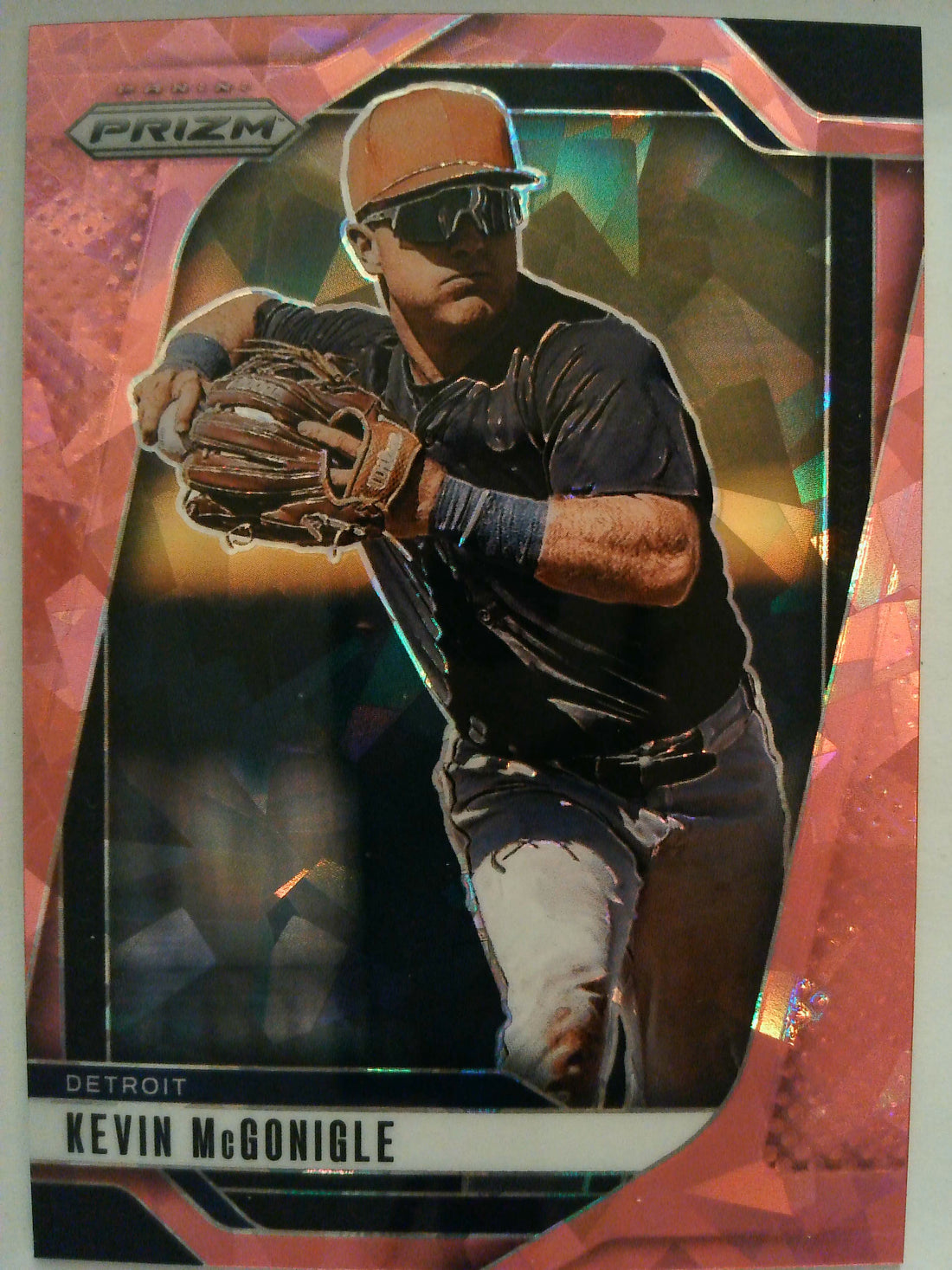 2025 Panini Prizm Baseball Pink Ice Prizms Kevin McGonigle #75