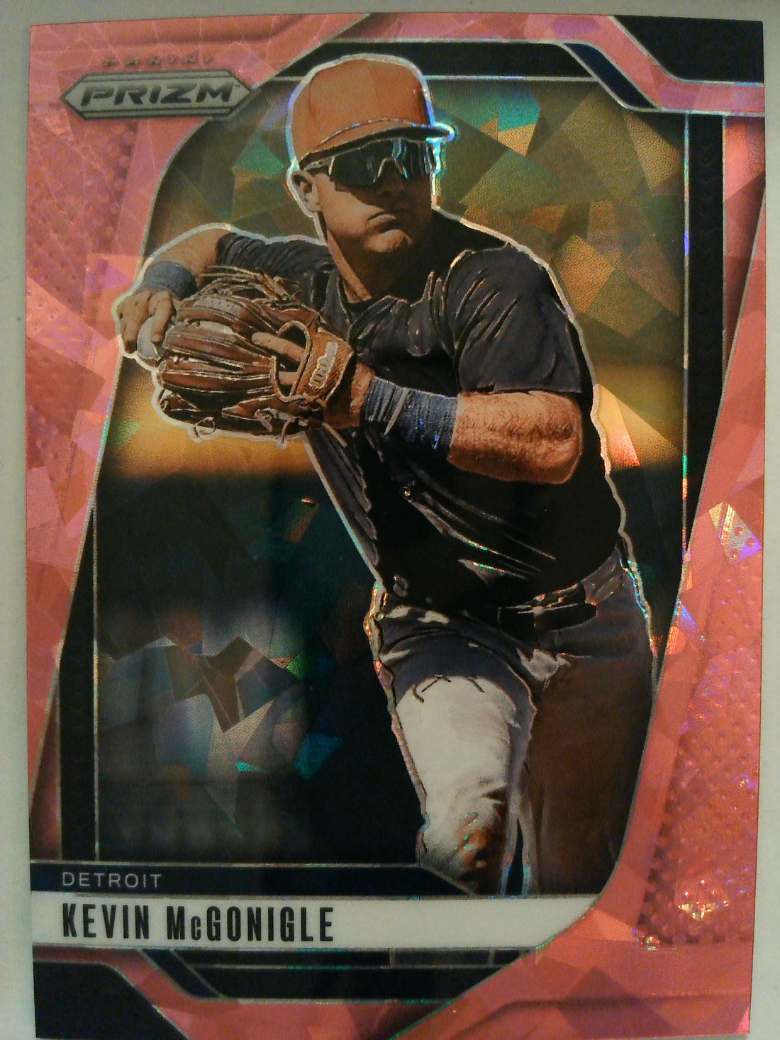 2025 Panini Prizm Baseball Pink Ice Prizms Kevin McGonigle #75