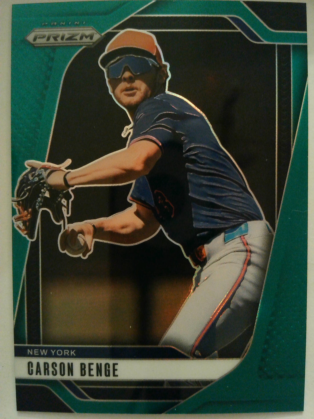 2025 Panini Prizm Baseball Green Prizms Carson Benge #222