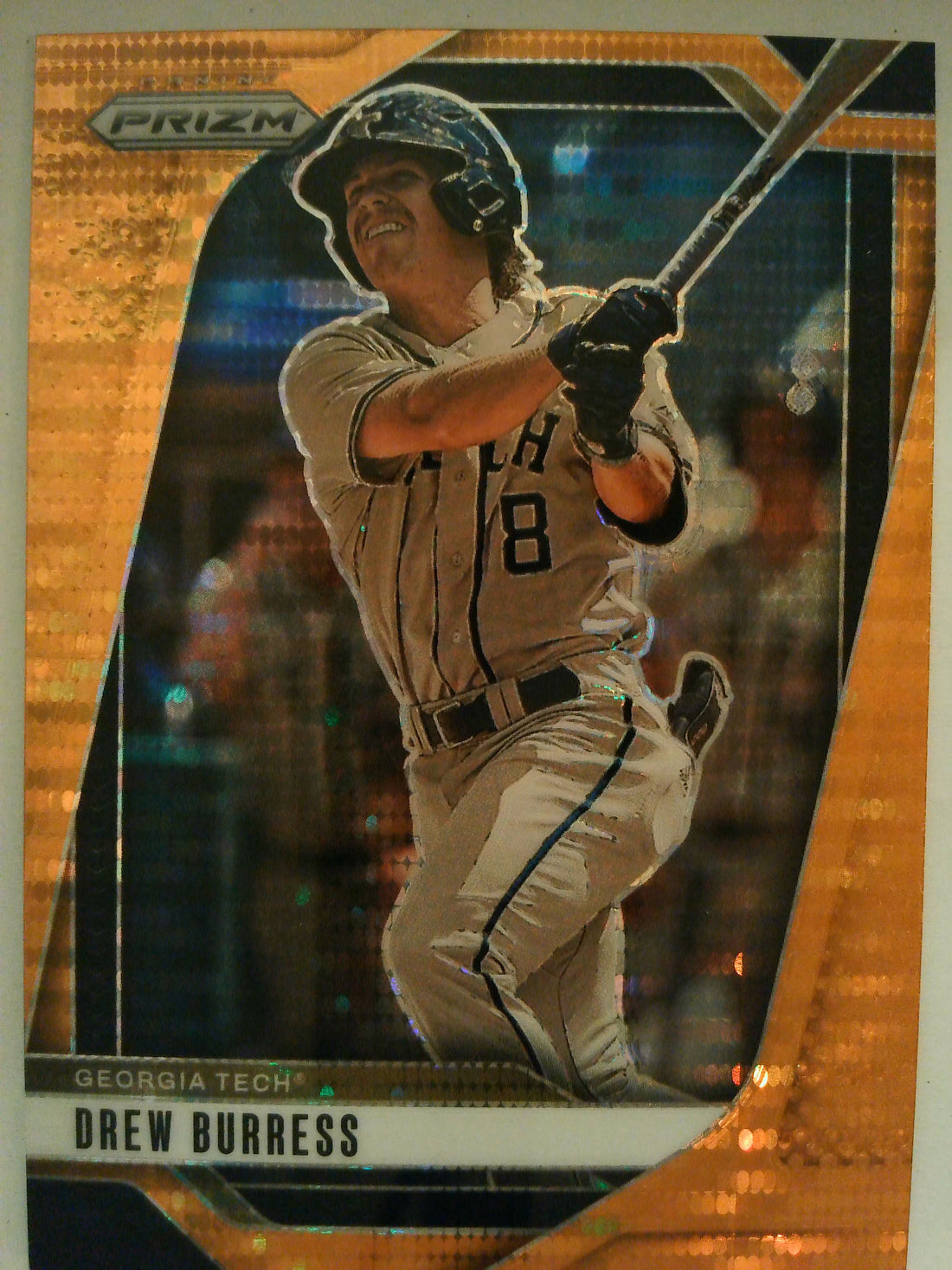 2025 Panini Prizm Baseball Orange Pulsar Prizms 204/399 Drew Burress #103