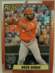 2025 Topps 1990 Topps Baseball 35th Anniversary Chrome Rece Hinds #T90C-17