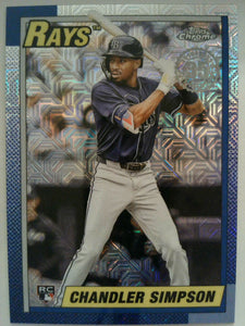 2025 Update Baseball 1990 Topps Chrome Chandler Simpson #U90C-27