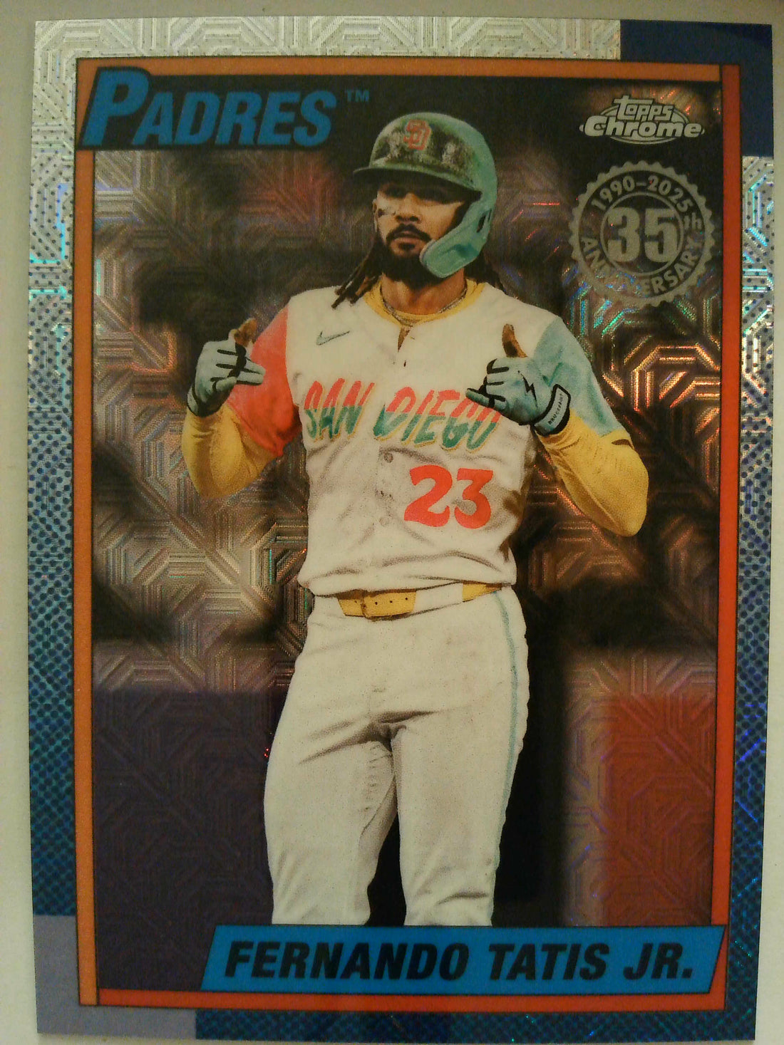 2025 Update Baseball 1990 Topps Baseball Chrome Fernando Tatis Jr. #U90C-19