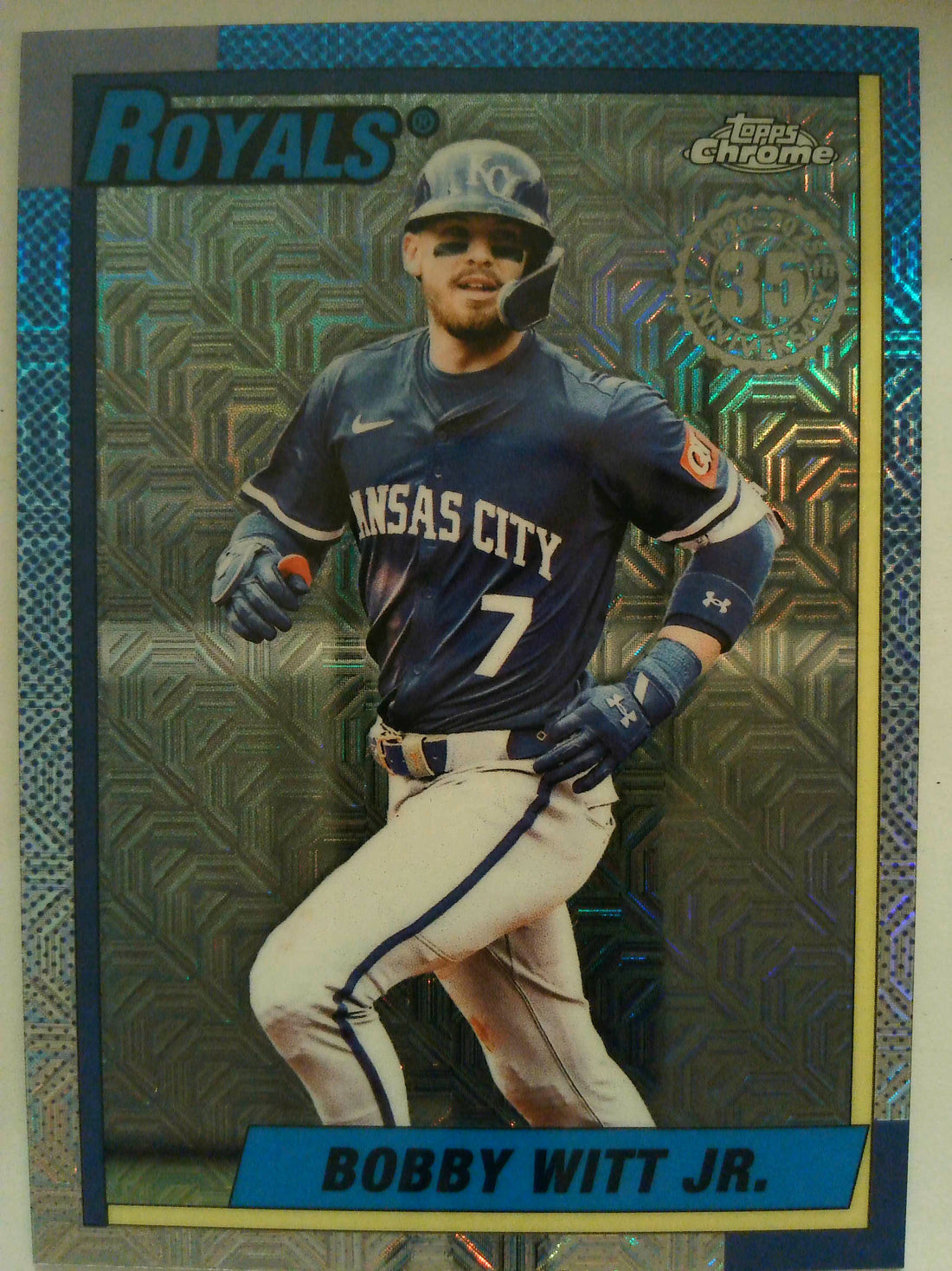 2025 Topps Update Baseball 1990 Topps Baseball Chrome Bobby Witt Jr. #U90C-25