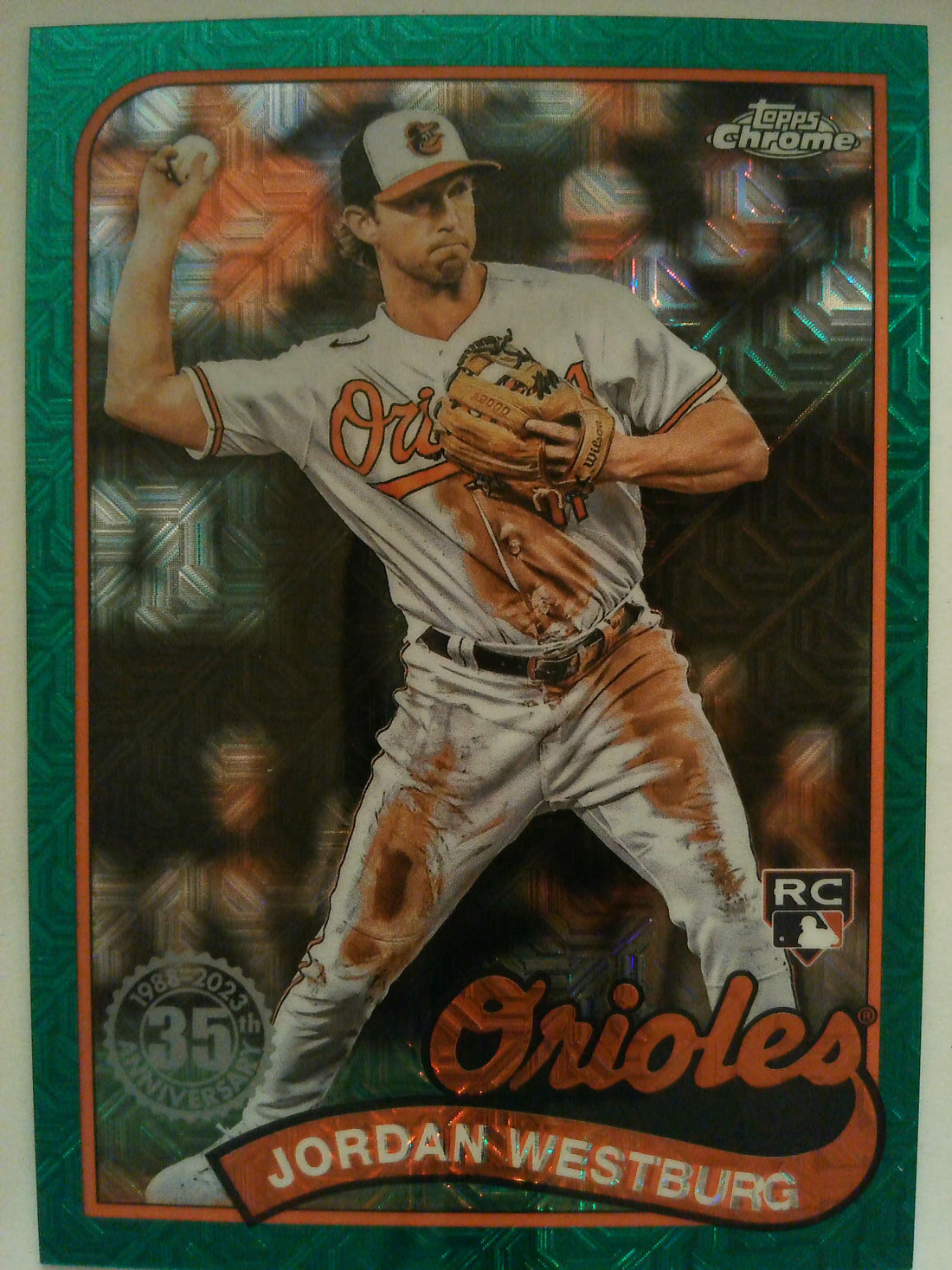 2024 Topps 1989 Topps Baseball Chrome Green 67/99 Jordan Westburg #T89C-90