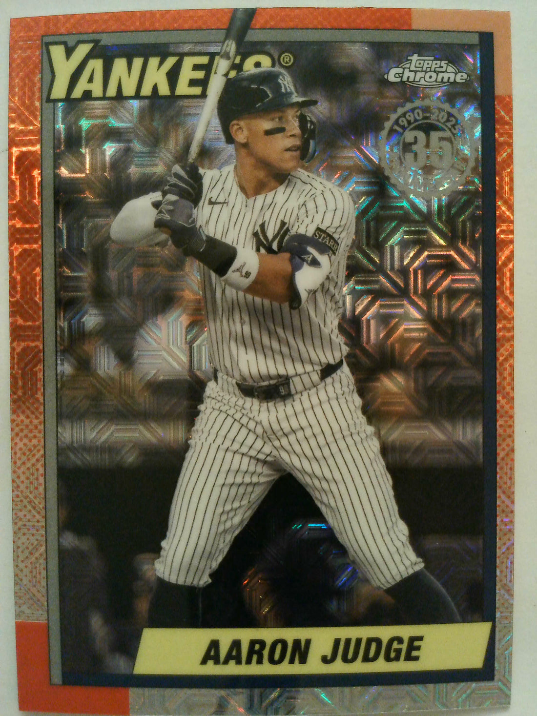 2025 Topps Update Baseball 1990 Topps Baseball Chrome Aaron Judge #U90C-44
