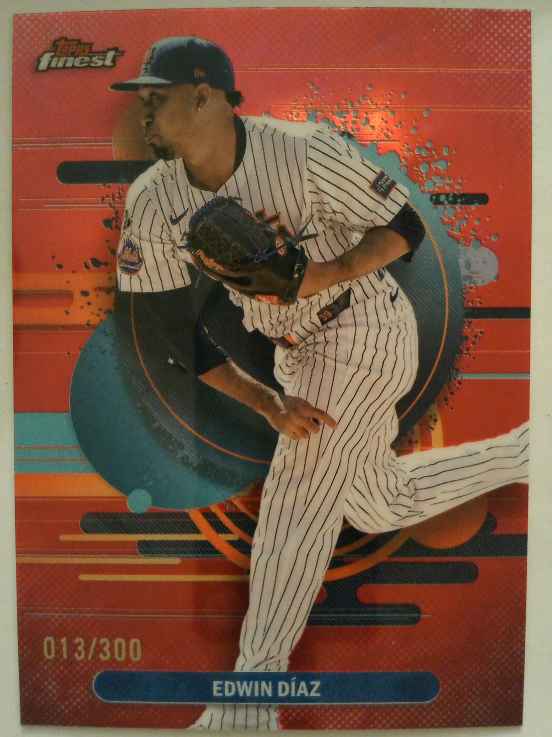 2025 Finest Baseball Magenta Refractor 013/300 Edwin Díaz #149