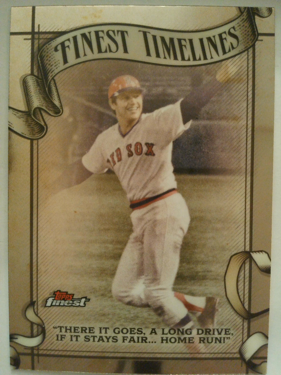 2025 Finest Baseball Finest Timelines Carlton Fisk #FT-17