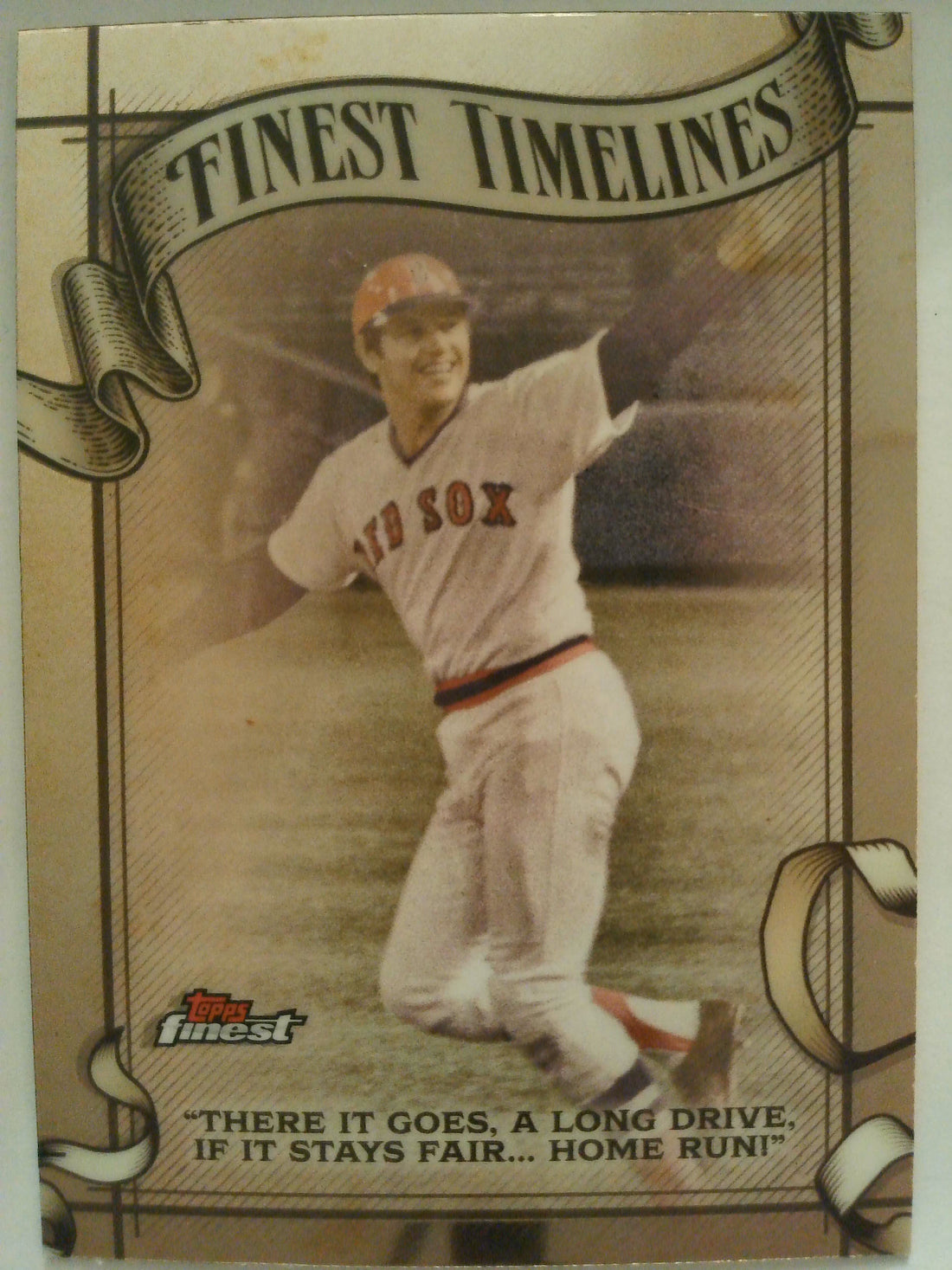 2025 Finest Baseball Finest Timelines Carlton Fisk #FT-17