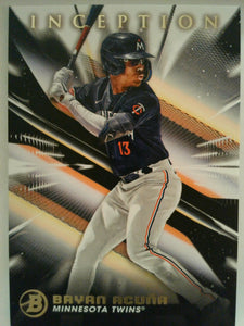 2023 Bowman Inception Baseball Bryan Acuña #98