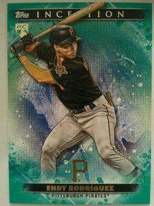 2024 Topps Inception Baseball Green Endy Rodríguez #75 Rookie