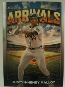 2025 Finest Baseball Arrivals Justyn-Henry Malloy #A-25